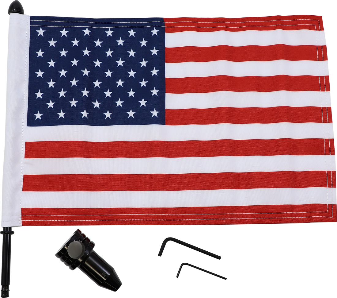 0521-1960 - PRO PAD Fixed Flag Mount - 3/4" Bar - With 10" X 15" Flag BRFM-FXD115