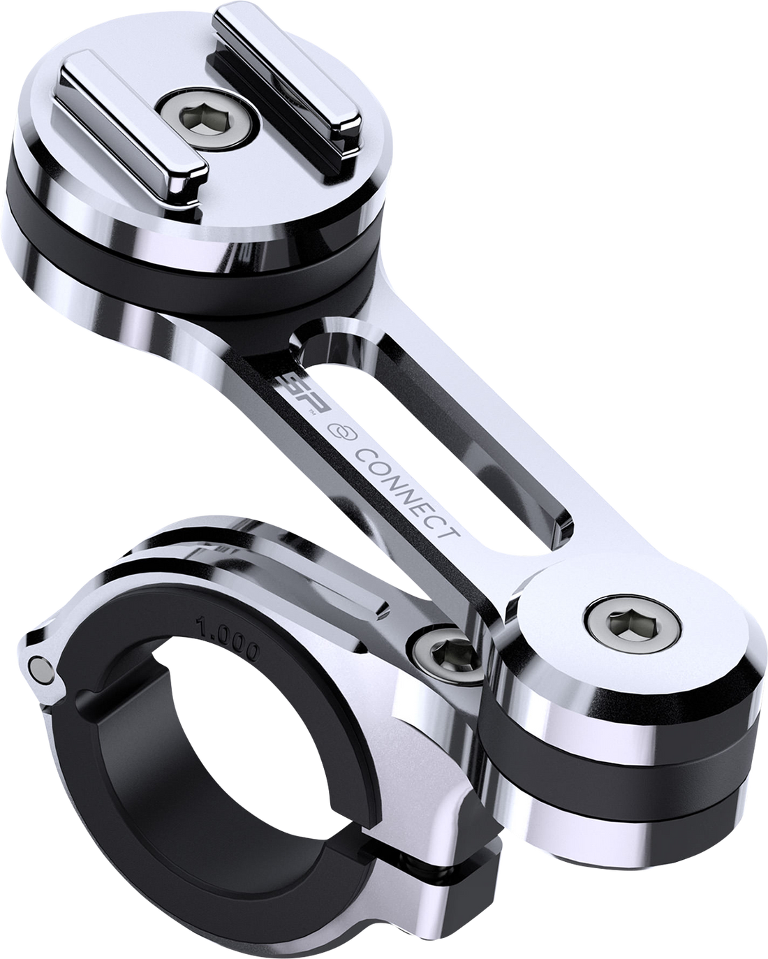 0636-0282 - SP CONNECT Phone Mount - Pro - Handlebar Clamp - Chrome 53238