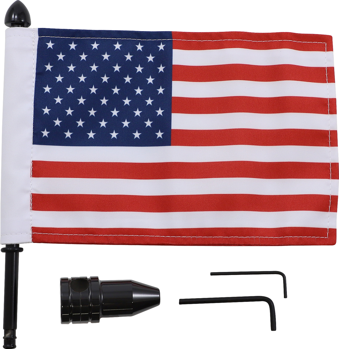 0521-1962 - PRO PAD Flag Mount - 1/2" Round Bar - With 6" X 9" Flag BRFM-FXD3