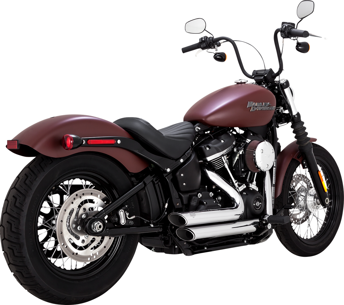 1800-2596 - VANCE & HINES Shortshots Staggered Exhaust System - Chrome 17333