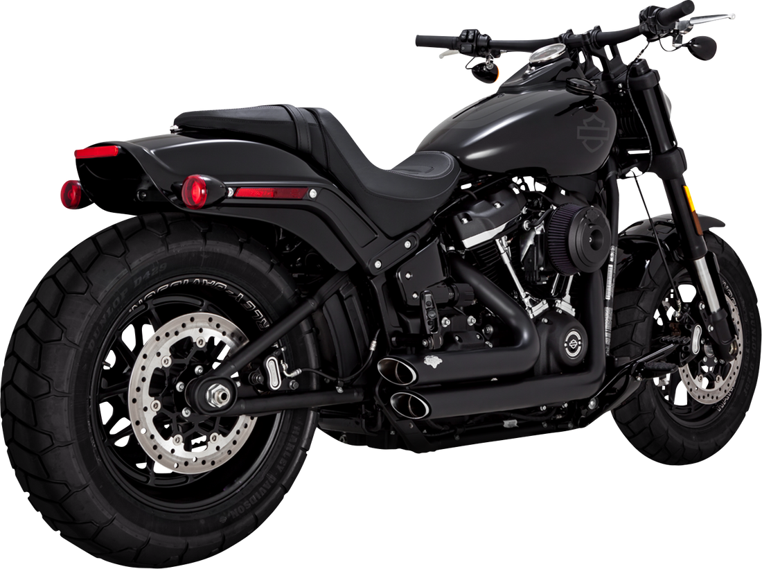1800-2603 - VANCE & HINES Shortshots Staggered Exhaust System - Matte black 47333
