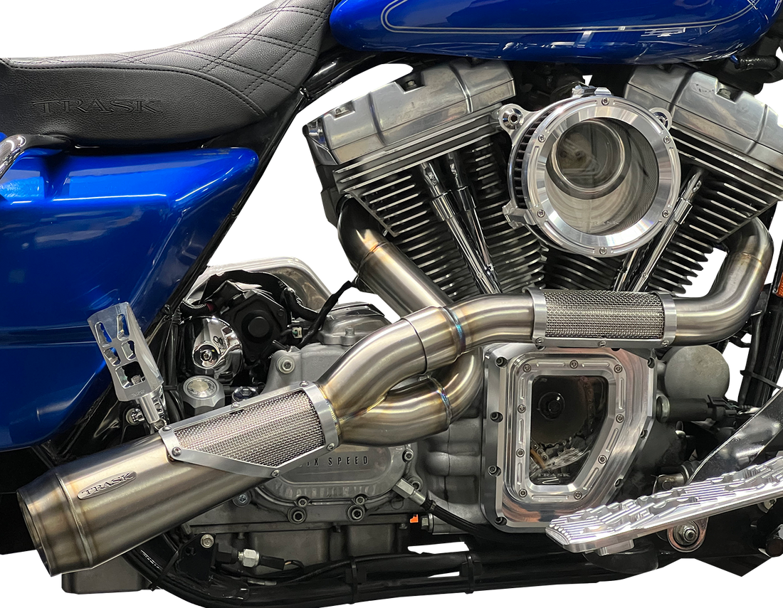 1800-2559 - TRASK Big Sexy 2-into-1 High Performance Exhaust - Raw TM-5120