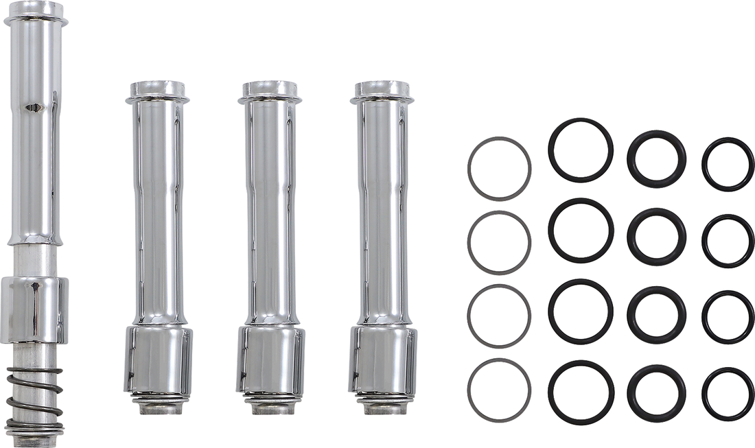 0928-0122 - S&S CYCLE Pushrod Cover Kit - Chrome 106-1340