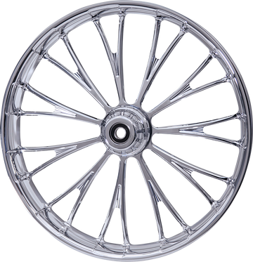 0213-0872 - RC COMPONENTS Wheel - Dynasty - Front - Dual Disc - No ABS - Chrome - 21"x3.50" - FLH 213HD031NON117C