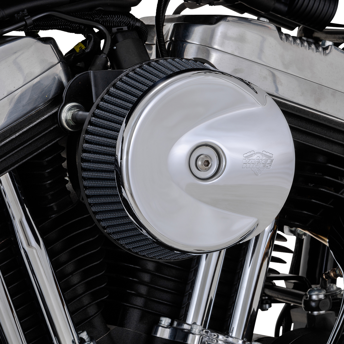 1010-2978 - VANCE & HINES VO2 Stingray Air Cleaner - XL - Chrome 72383