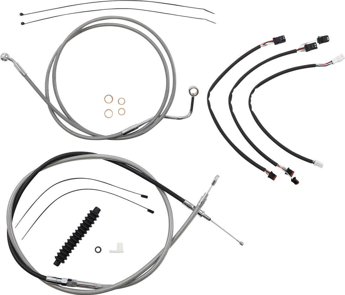 0662-1000 - MAGNUM Control Cable Kit - XR - Stainless Steel/Chrome 589981