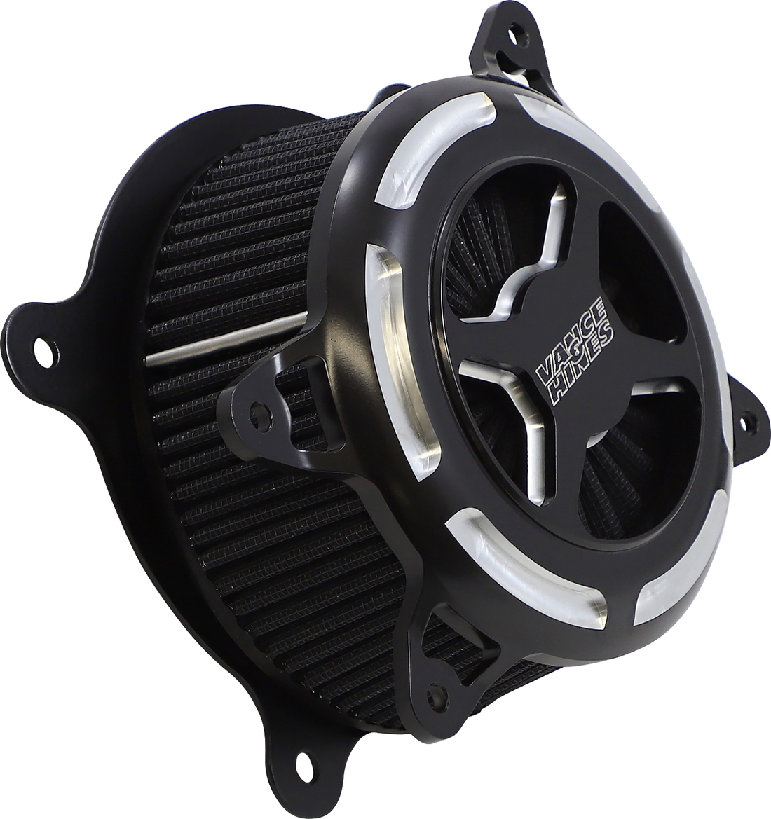 1010-2922 - VANCE & HINES VO2 X Air Cleaner - Black Contrast 42341