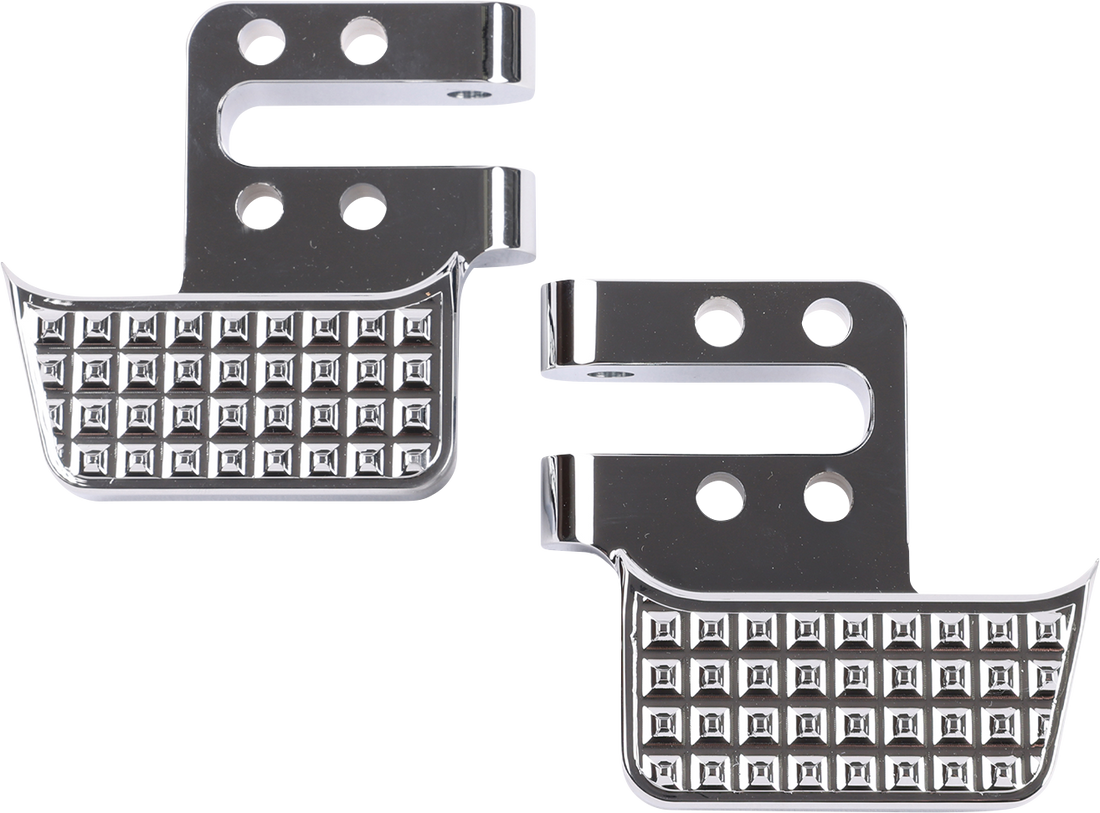 1621-1116 - THRASHIN SUPPLY CO. Apex Floorboard Tail Extension - Chrome TSC-2214-3