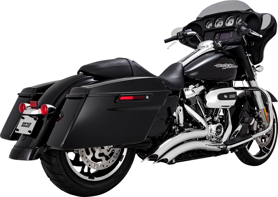 1800-2563 - VANCE & HINES Big Radius Exhaust System - Chrome 26373