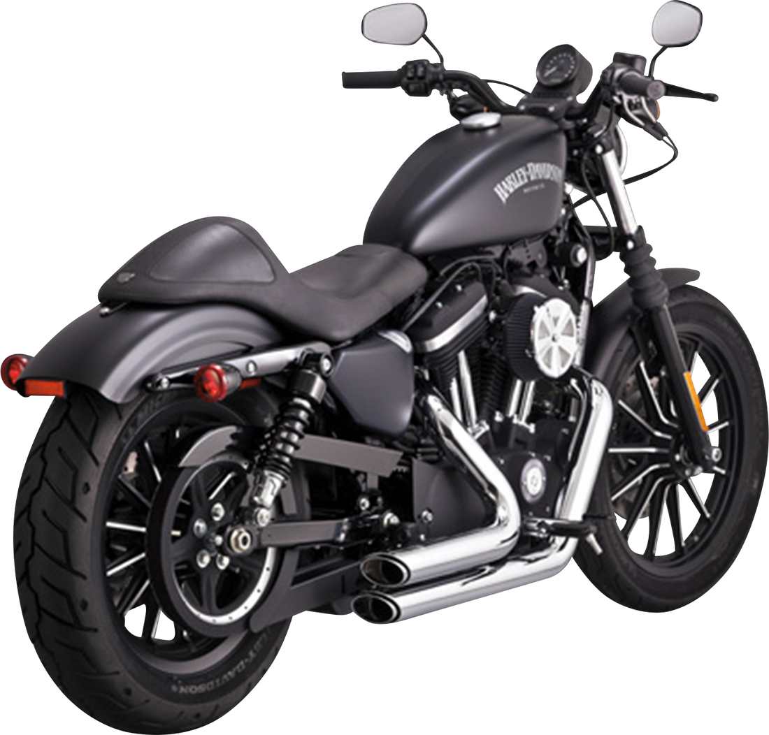 1800-2579 - VANCE & HINES Shortshots Staggered Exhaust System - Chrome 17329