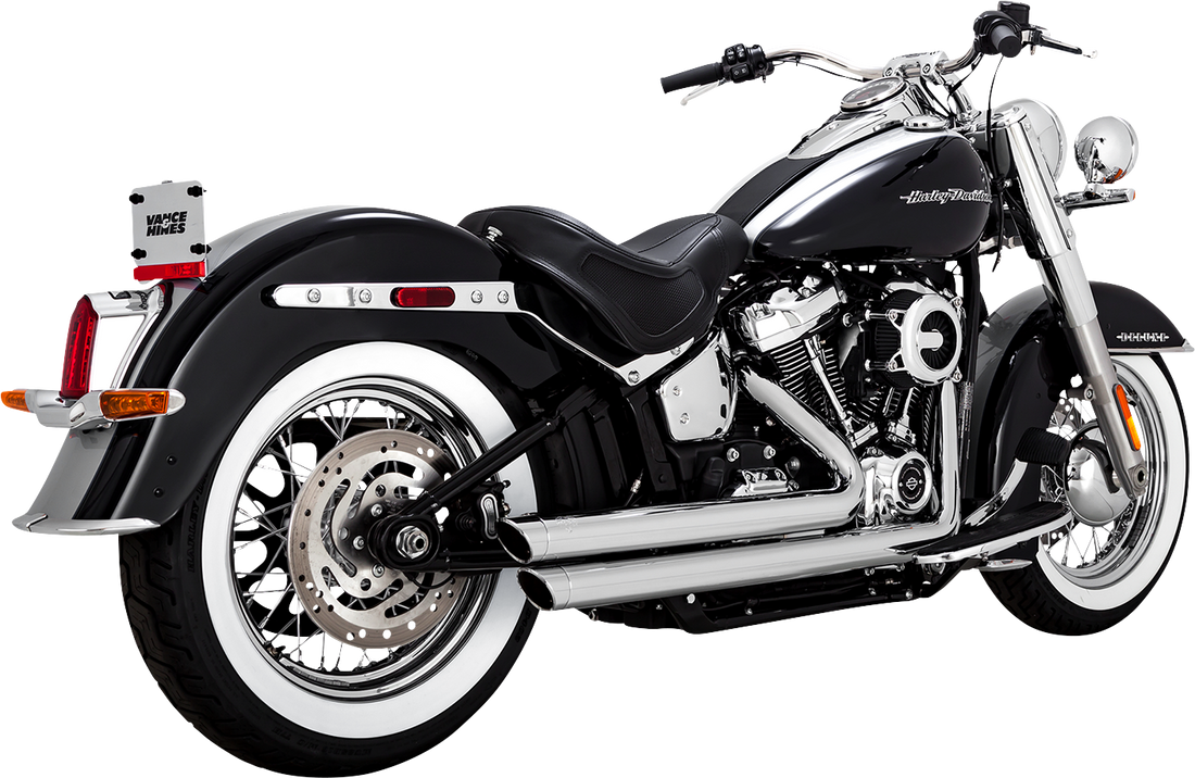 1800-2581 - VANCE & HINES Big Shots Staggered Exhaust System - Chrome 17341