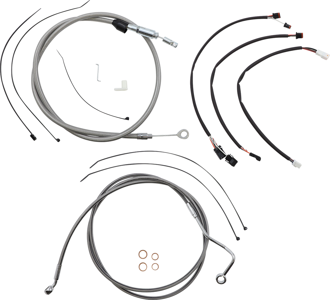 0662-1041 - MAGNUM Control Cable Kit - XR - Stainless Steel/Chrome 5891151