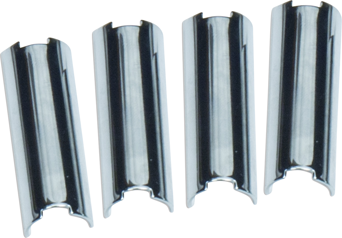 0928-0121 - S&S CYCLE Pushrod Cover Keeper Set - Chrome - 2.200" 930-0129