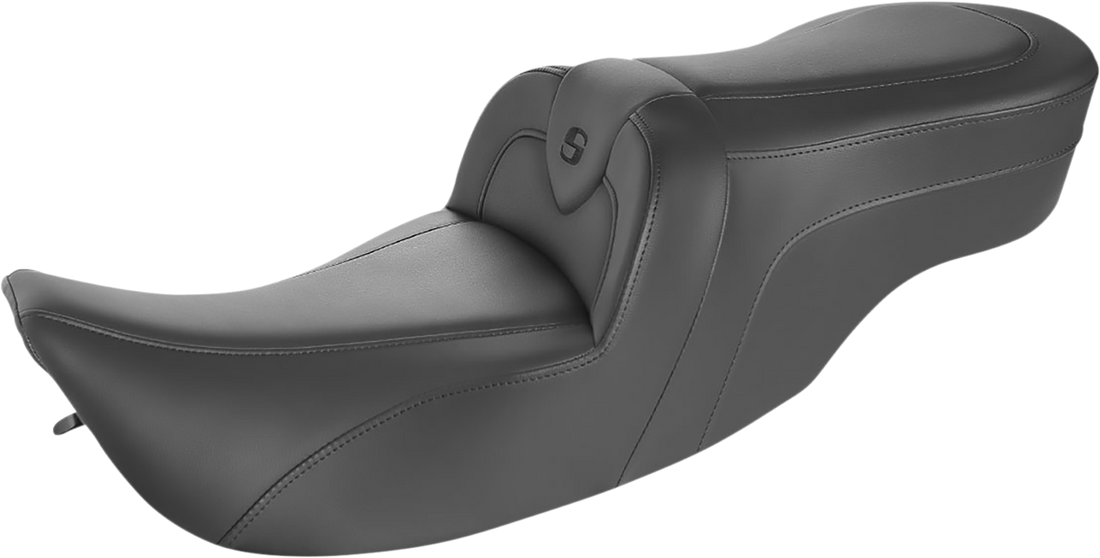 0801-1419 - SADDLEMEN RoadSofa* Seat - Without Backrest - Black W/Black Stitching 897-07-187