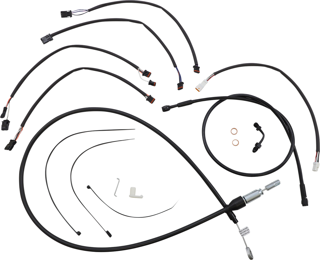 0662-1074 - MAGNUM Control Cable Kit - XR - Black 4861181