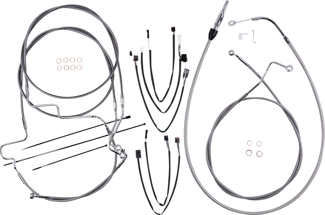 0662-1090 - MAGNUM Control Cable Kit - XR - Stainless Steel/Chrome 5891191