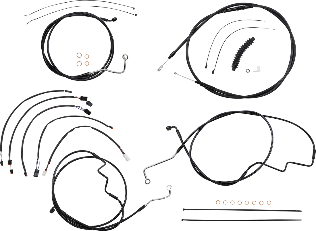 0662-0995 - MAGNUM Control Cable Kit - XR - Black 4861012