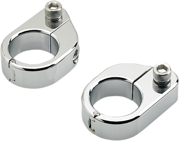 2210-0521 - BILTWELL O/S Speed Clamps - Chrome - Straight 6907-105