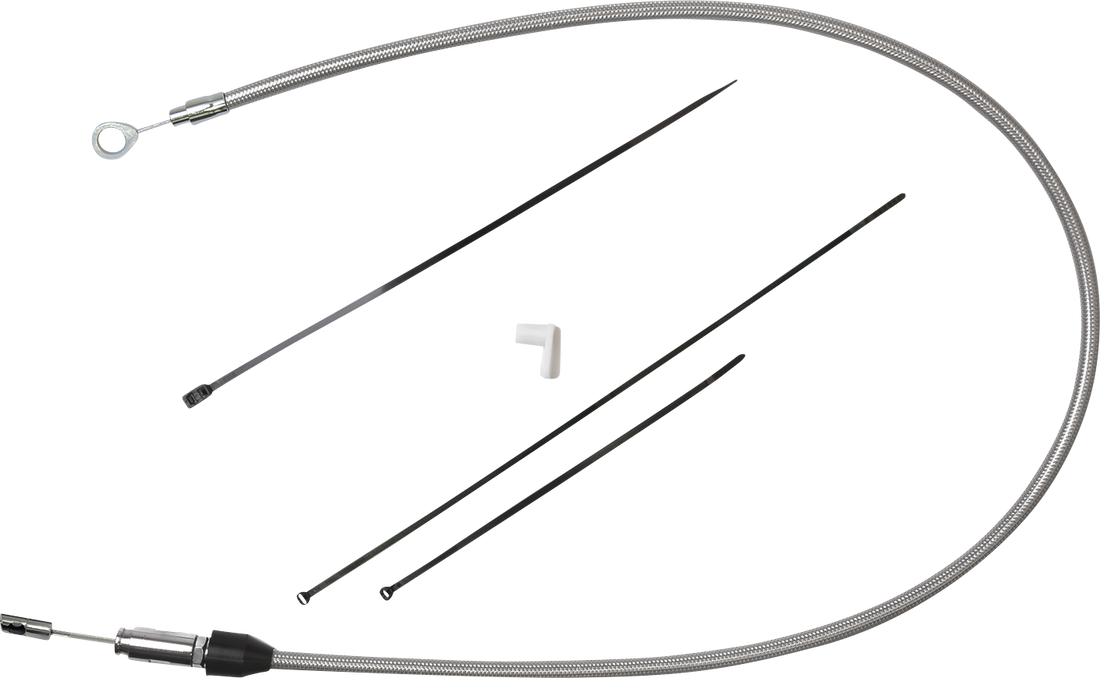 0652-2835 - DRAG SPECIALTIES Clutch Cable - Upper - 34" - Stainless Steel 5323400HE