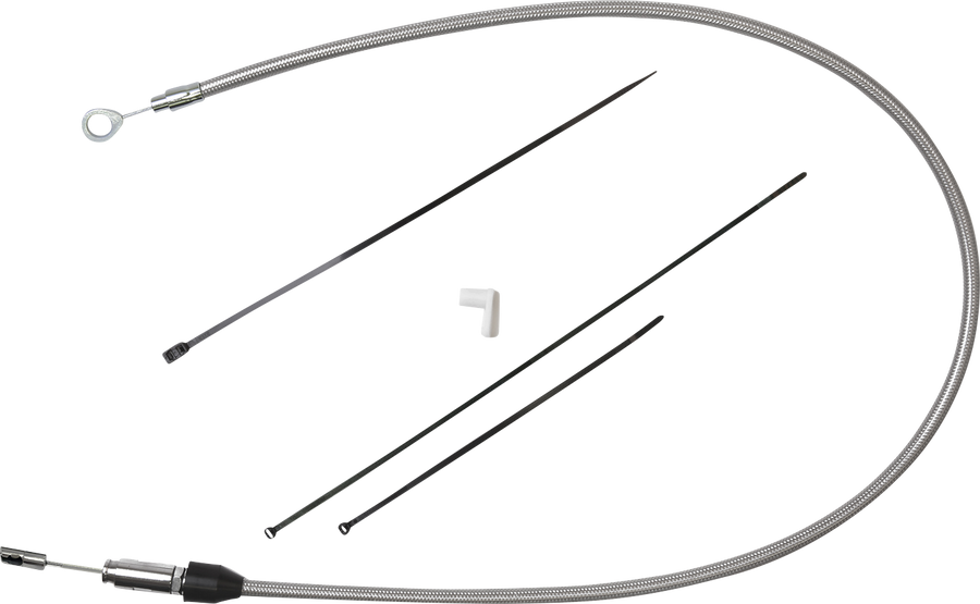 0652-2835 - DRAG SPECIALTIES Clutch Cable - Upper - 34" - Stainless Steel 5323400HE