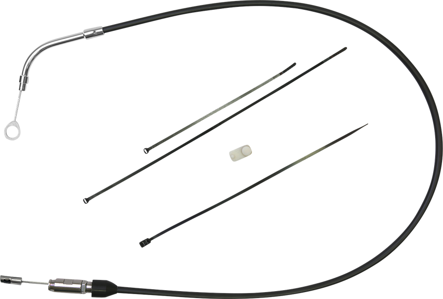 0652-2867 - DRAG SPECIALTIES Clutch Cable - Upper - 39" - Black/Chrome 4323500HE
