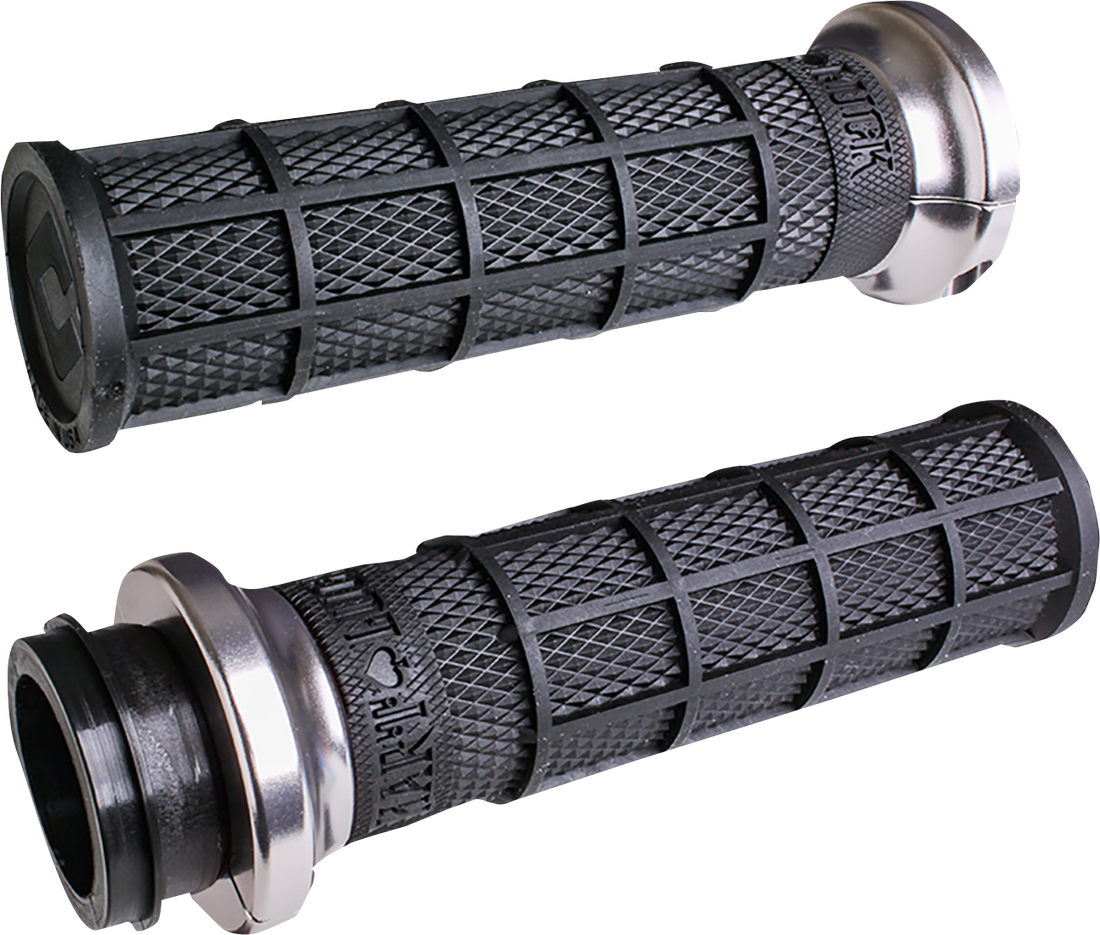 0630-2863 - ODI Grips - Hart Luck - Cable - Black/Silver V31HCW-BB-S