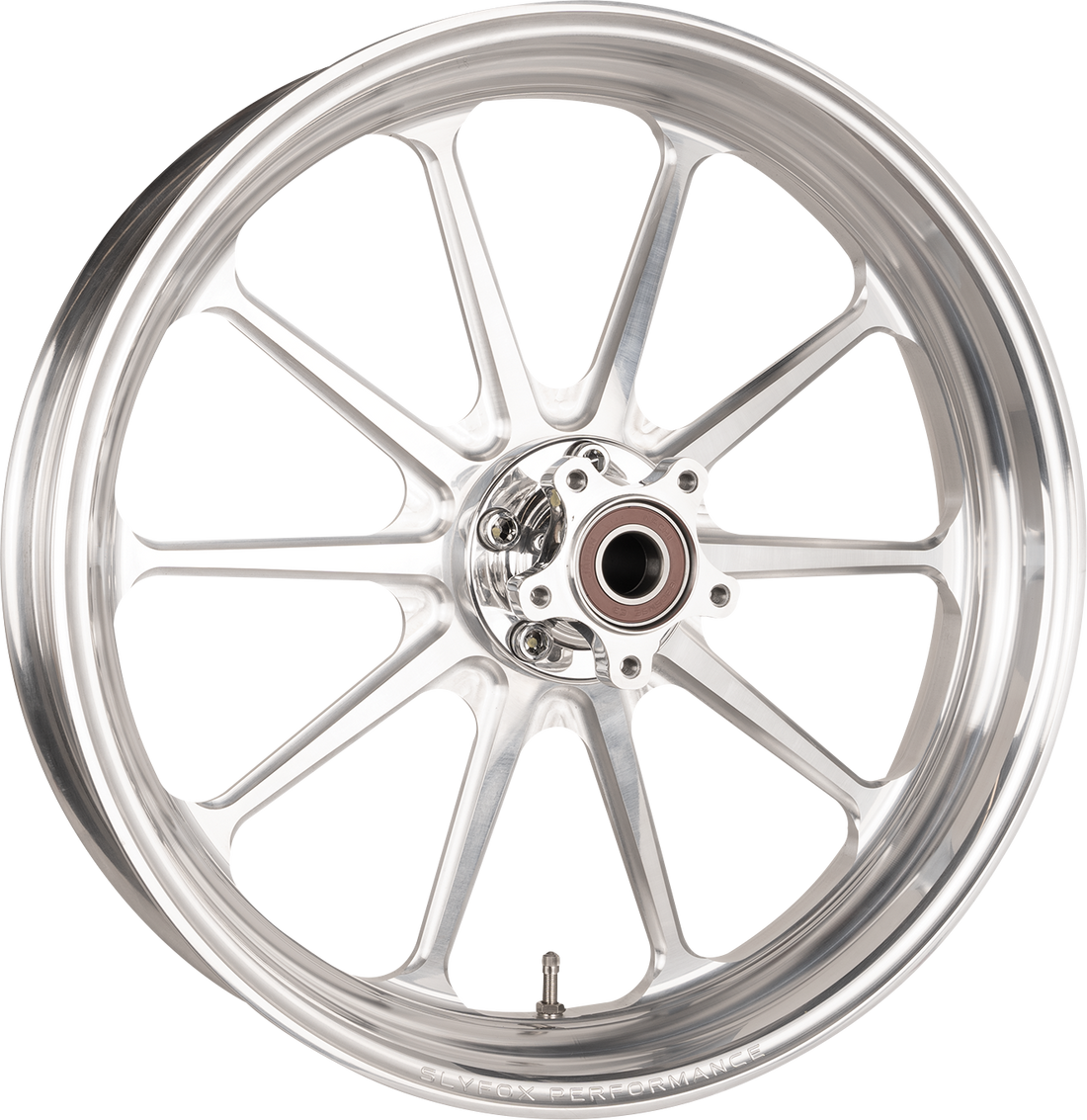 0202-2204 - SLYFOX Wheel - Track Pro - Rear/Single Disc - No ABS - Machined - 18"x5.5" 12707814RSLYAPM