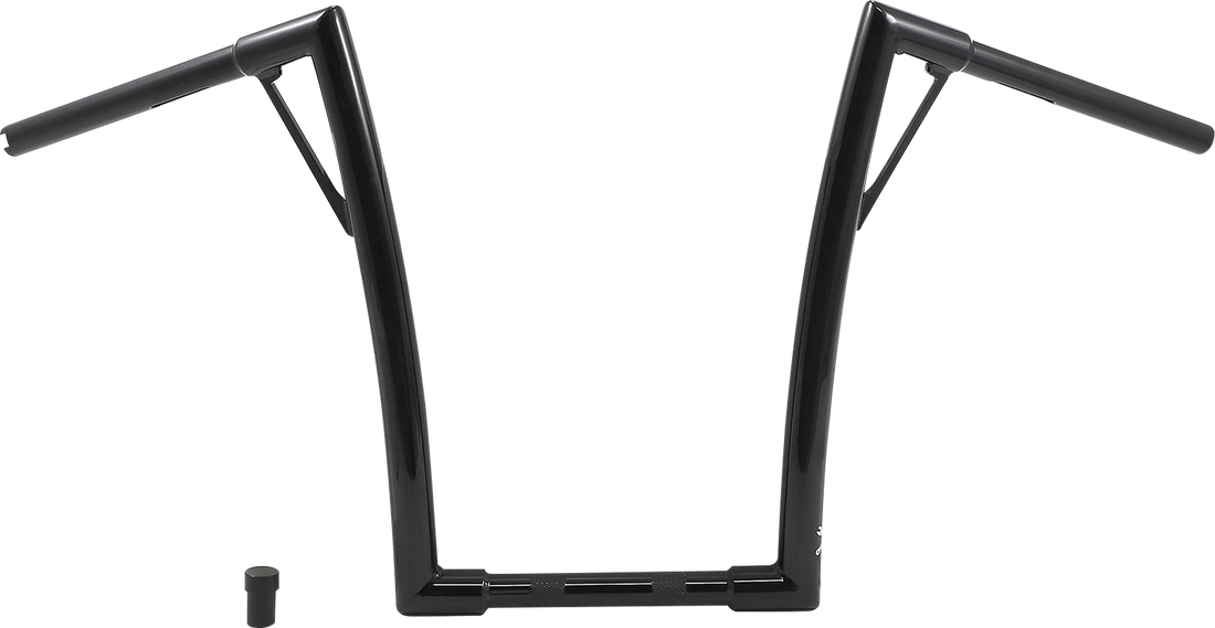 0601-5937 - BURLY BRAND Handlebar - Louie - 16" - Black B12-7008B