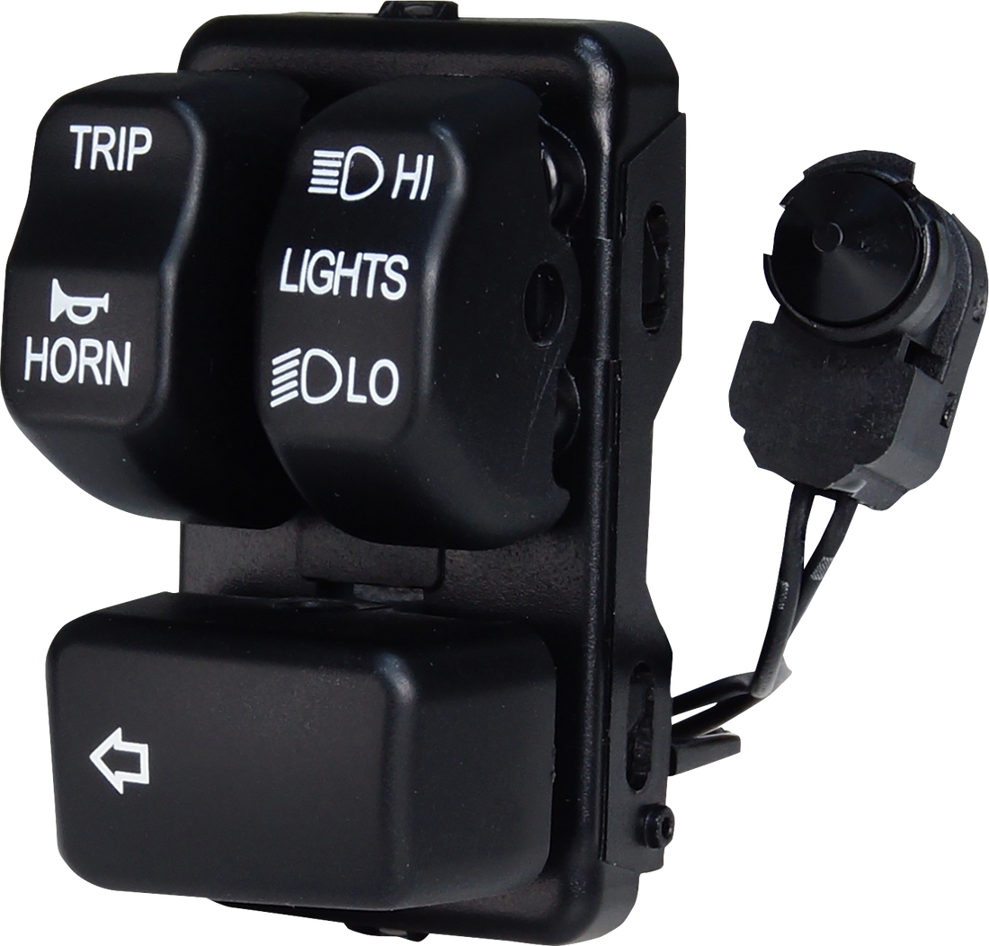 0616-0387 - DRAG SPECIALTIES Control Module - Left - Black 78591B