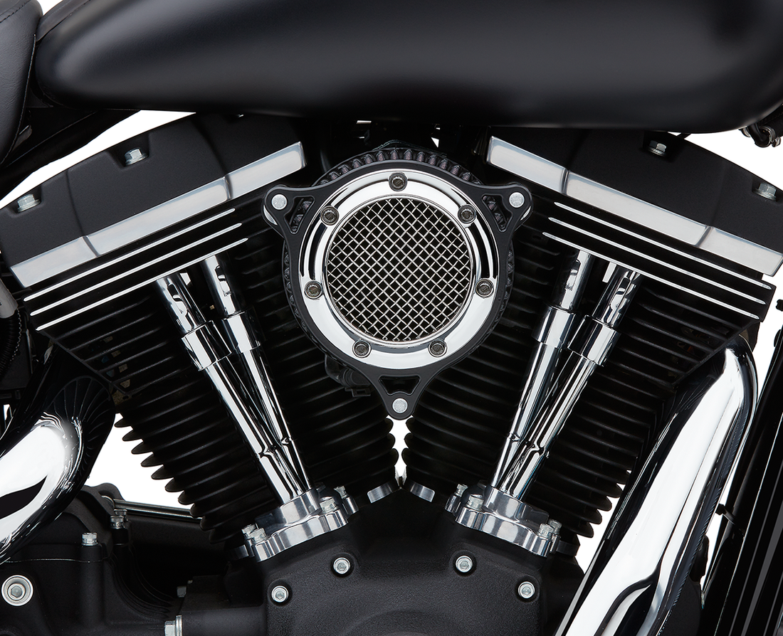 1010-3034 - COBRA RPT Air Cleaner - Chrome/Black 606-0103-05CBSB