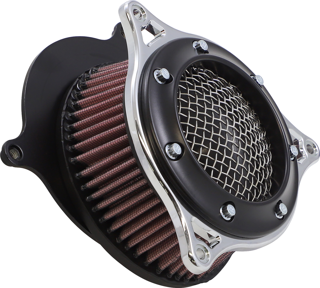 1010-3030 - COBRA RPT Air Cleaner - Black/Chrome 606-0102-05BCSB