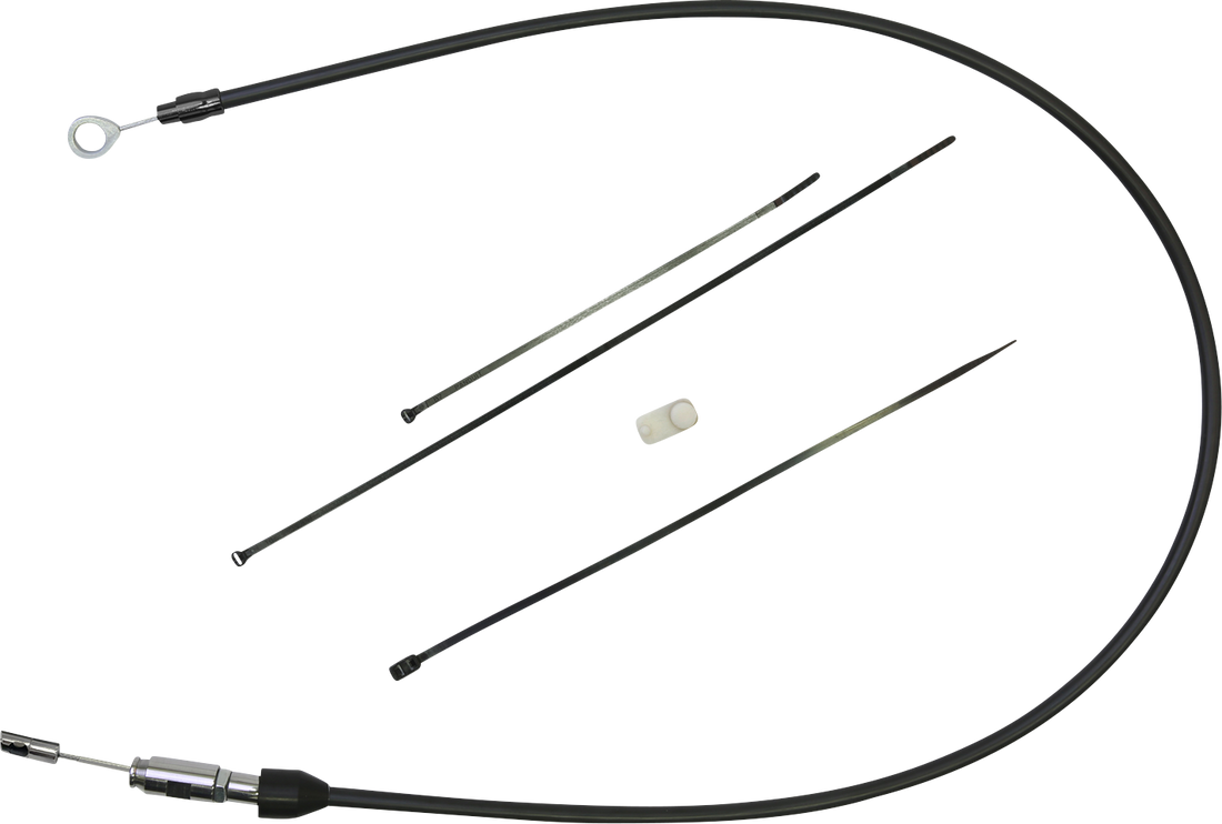 0652-2880 - DRAG SPECIALTIES Clutch Cable - Upper - 46" - Black/Black 6323412HE