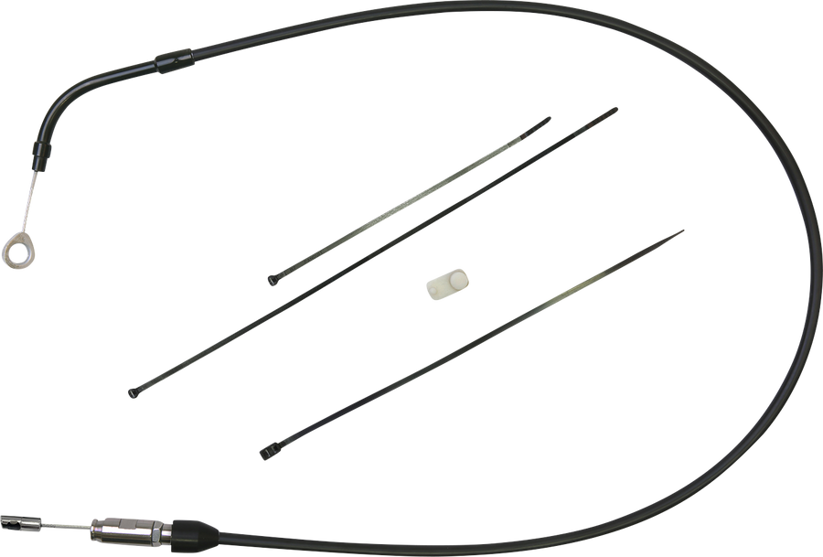 0652-2887 - DRAG SPECIALTIES Clutch Cable - Upper - Bent Tube - 41" - Black/Black 6323502HE