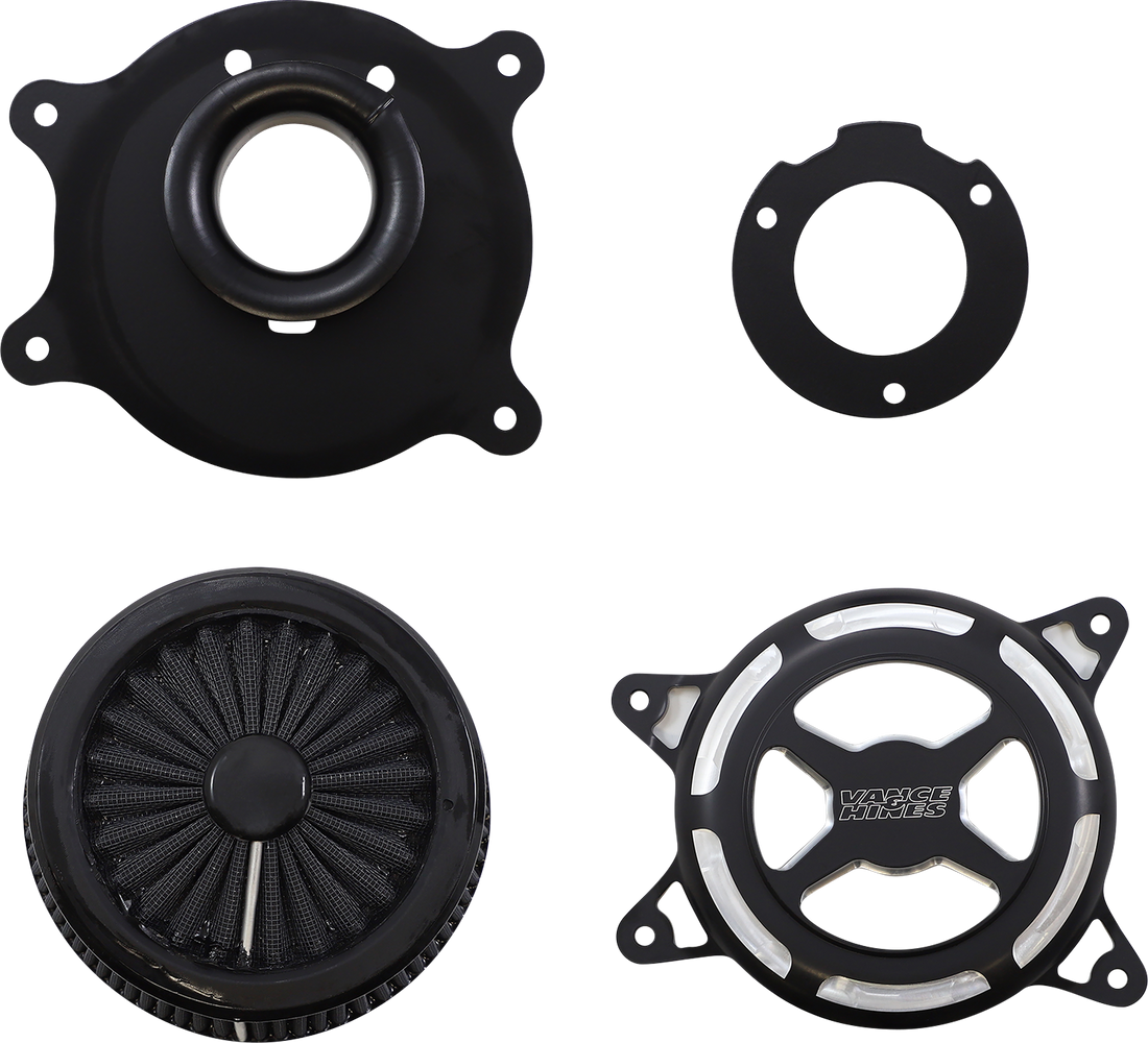 1010-2923 - VANCE & HINES VO2 X Air Cleaner - Black Contrast 42343