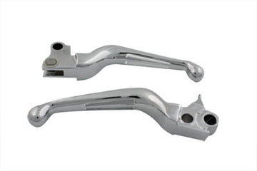 26-0781 - Chrome Slotted Hand Lever Set