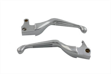 26-0782 - Chrome Slotted Hand Lever Set