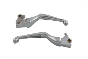26-0784 - Chrome Slotted Hand Lever Set