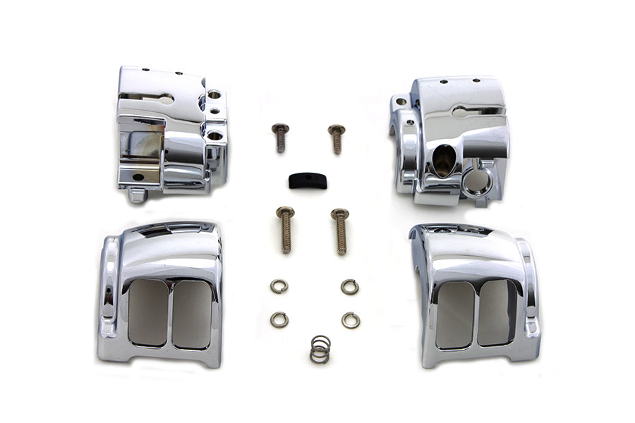 26-0986 - Handlebar Control Switch Housing Kit Chrome