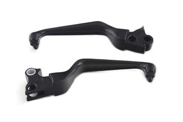 26-1156 - Black Contour Hand Lever Set with Skull Ends