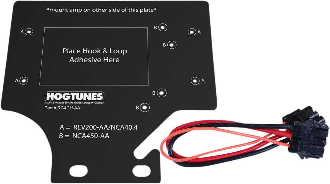 4405-0405 - HOGTUNES Amplifier Mounting Plate - '98-'13 Road Glide RG4CH-AA
