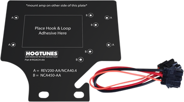 4405-0405 - HOGTUNES Amplifier Mounting Plate - '98-'13 Road Glide RG4CH-AA