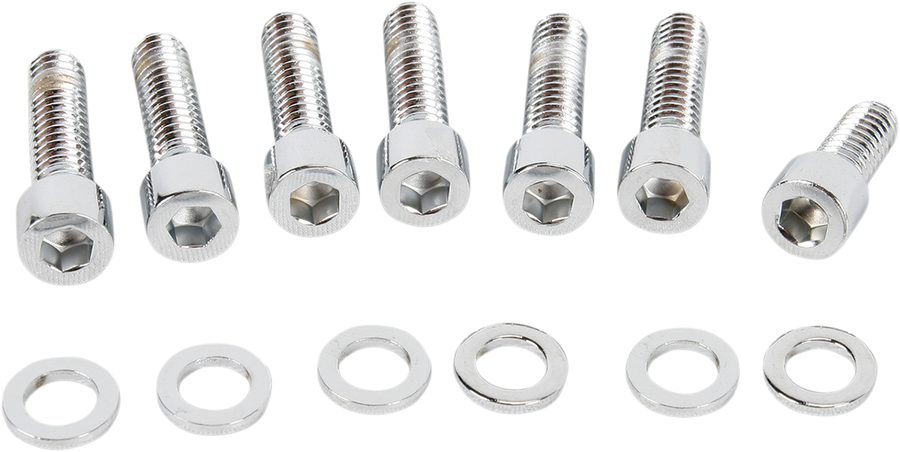 2401-0303 - GARDNER-WESTCOTT Transmission Cover Bolt Set - Polished P-88-39