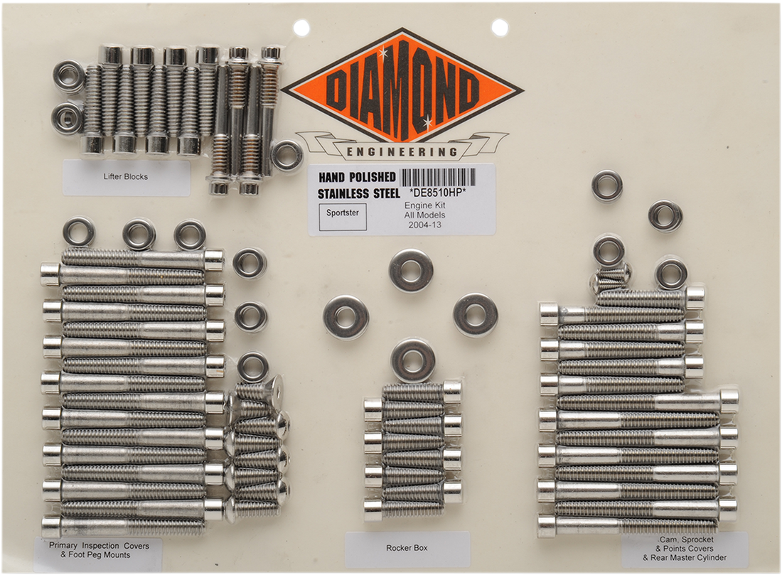 2401-0267 - DIAMOND ENGINEERING Engine Bolt Kit - XL DE8510H