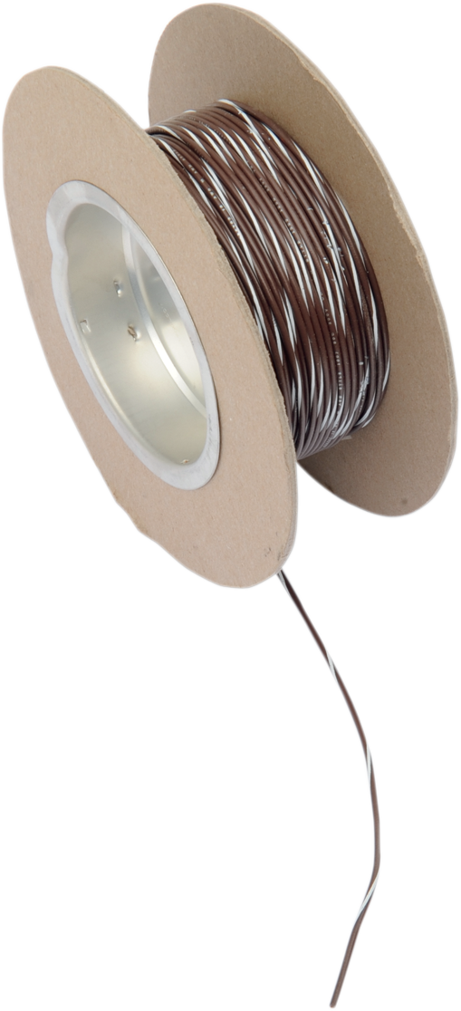 2120-0512 - NAMZ 100' Wire Spool - 18 Gauge - Brown/White NWR-19-100