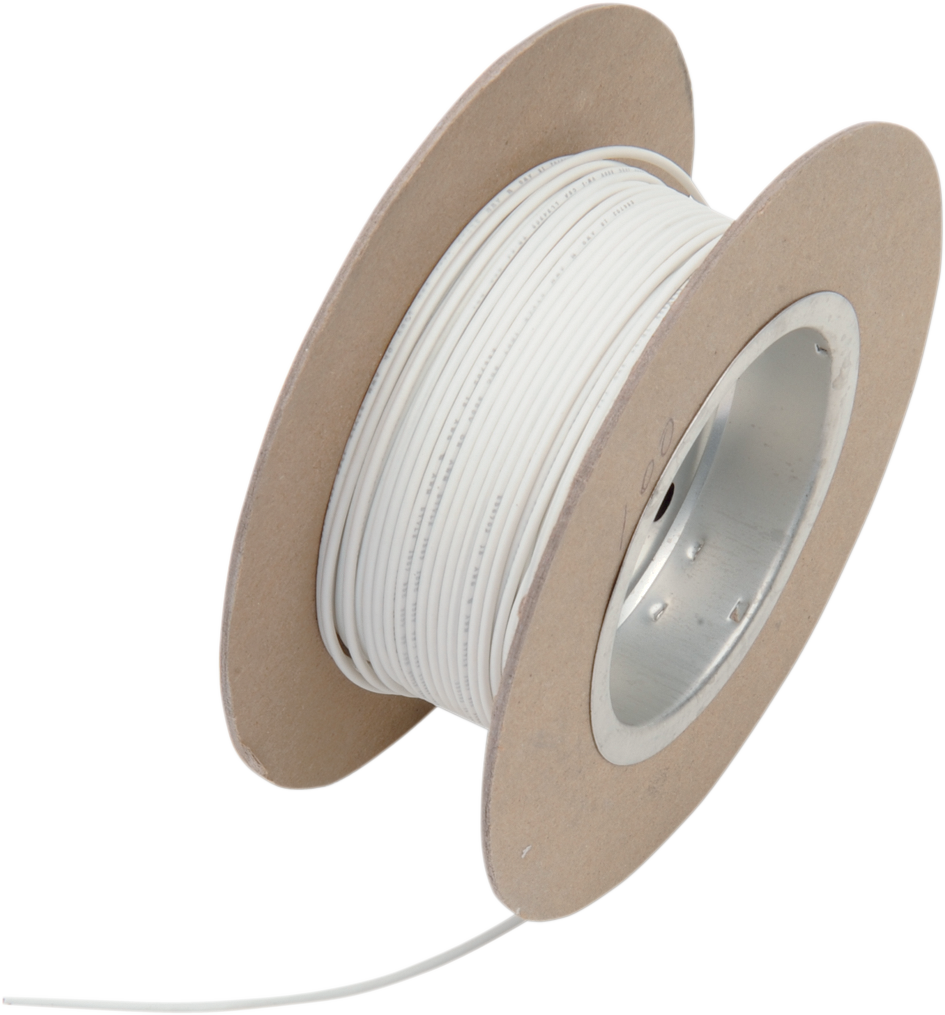 2120-0522 - NAMZ 100' Wire Spool - 18 Gauge - White NWR-9-100