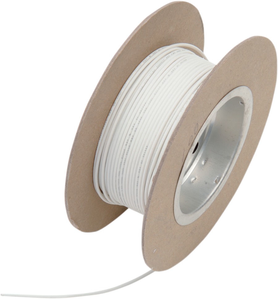 2120-0522 - NAMZ 100' Wire Spool - 18 Gauge - White NWR-9-100