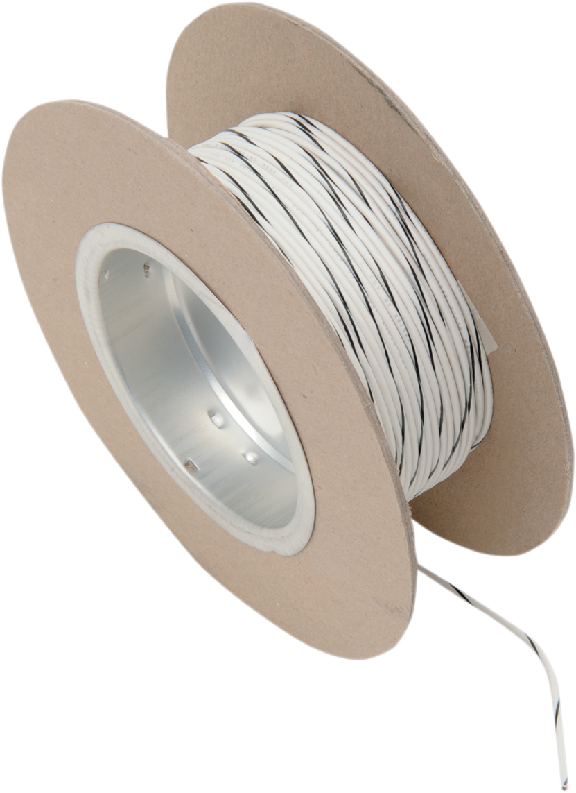 2120-0523 - NAMZ 100' Wire Spool - 18 Gauge - White/Black NWR-90-100