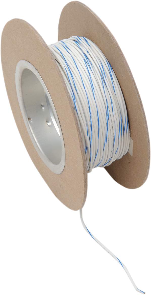 2120-0524 - NAMZ 100' Wire Spool - 18 Gauge - White/Blue NWR-96-100