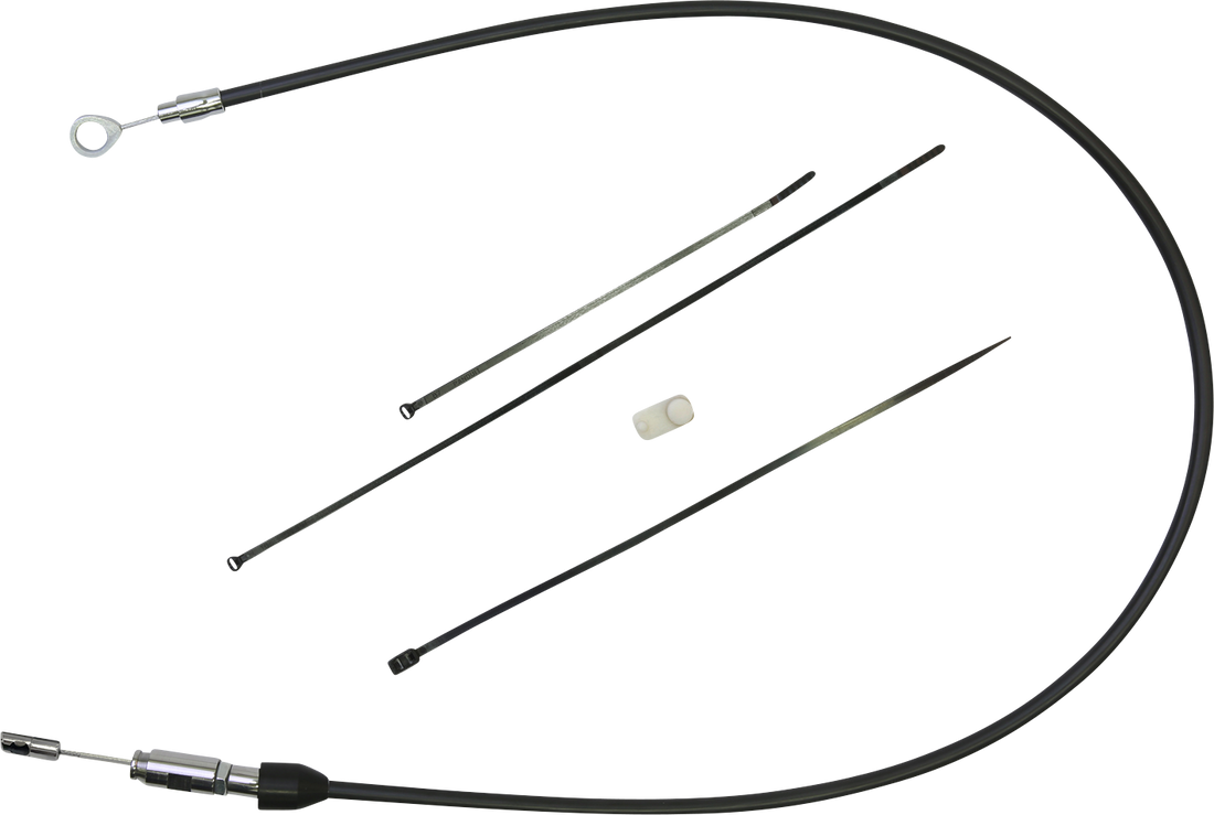 0652-2866 - DRAG SPECIALTIES Clutch Cable - Upper - 56" - Black/Chrome 4323422HE