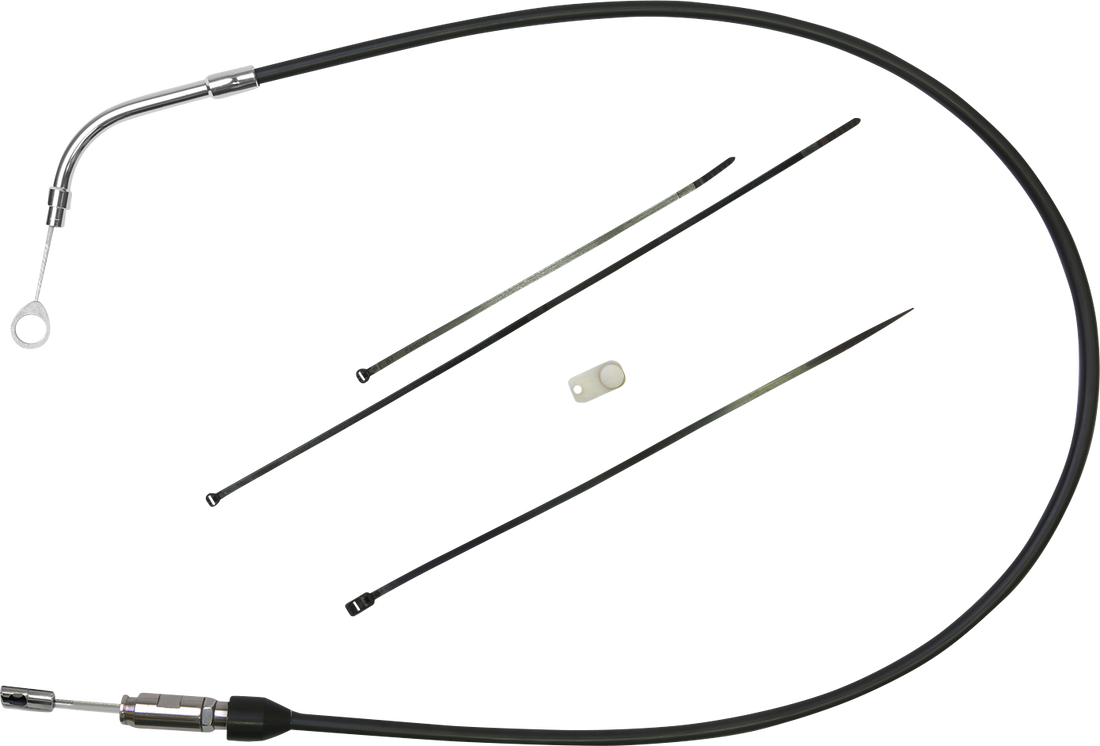 0652-2868 - DRAG SPECIALTIES Clutch Cable - Upper - 41" - Black/Chrome 4323502HE